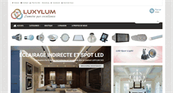 Desktop Screenshot of luxylum.com
